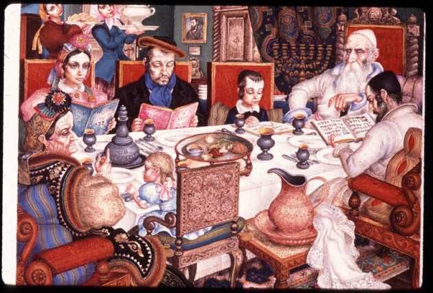 "Passover," Arthur Szyk, 1948. Yeshiva University Museum.