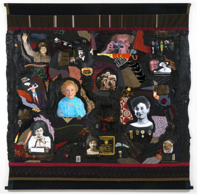 Tapestry by Linda Stein from her series "Holocaust Heroes: Fierce Females"