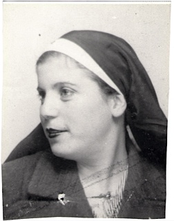 A photograph of Gisèle Braka, who used her position as a nurse to work for the Resistance. 