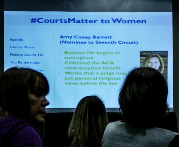 The National Council of Jewish Women (NCJW) ran a session on the importance of the courts to women at the convention.