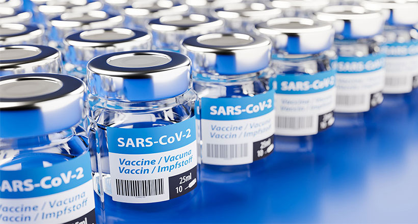Vials of the SARS-CoV-2 Vaccine